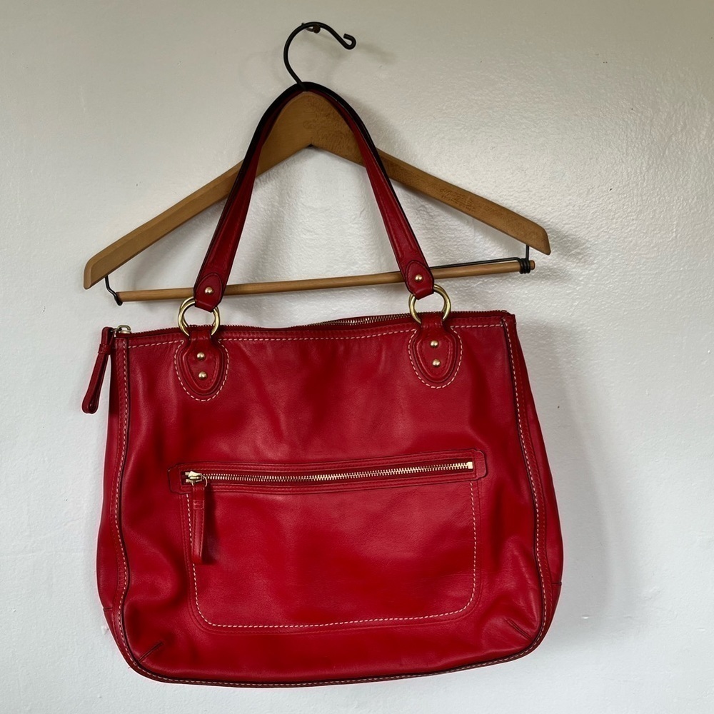 COACH 22424 Poppy Hallie Large Tote